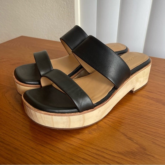 Nisolo Ellie All-Day Leather Clog Black Size 7.5 - Picture 2 of 16
